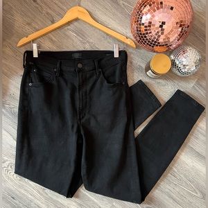 Citizens of Humanity Chrissy High Rise Black Skinny Jeans Size 30